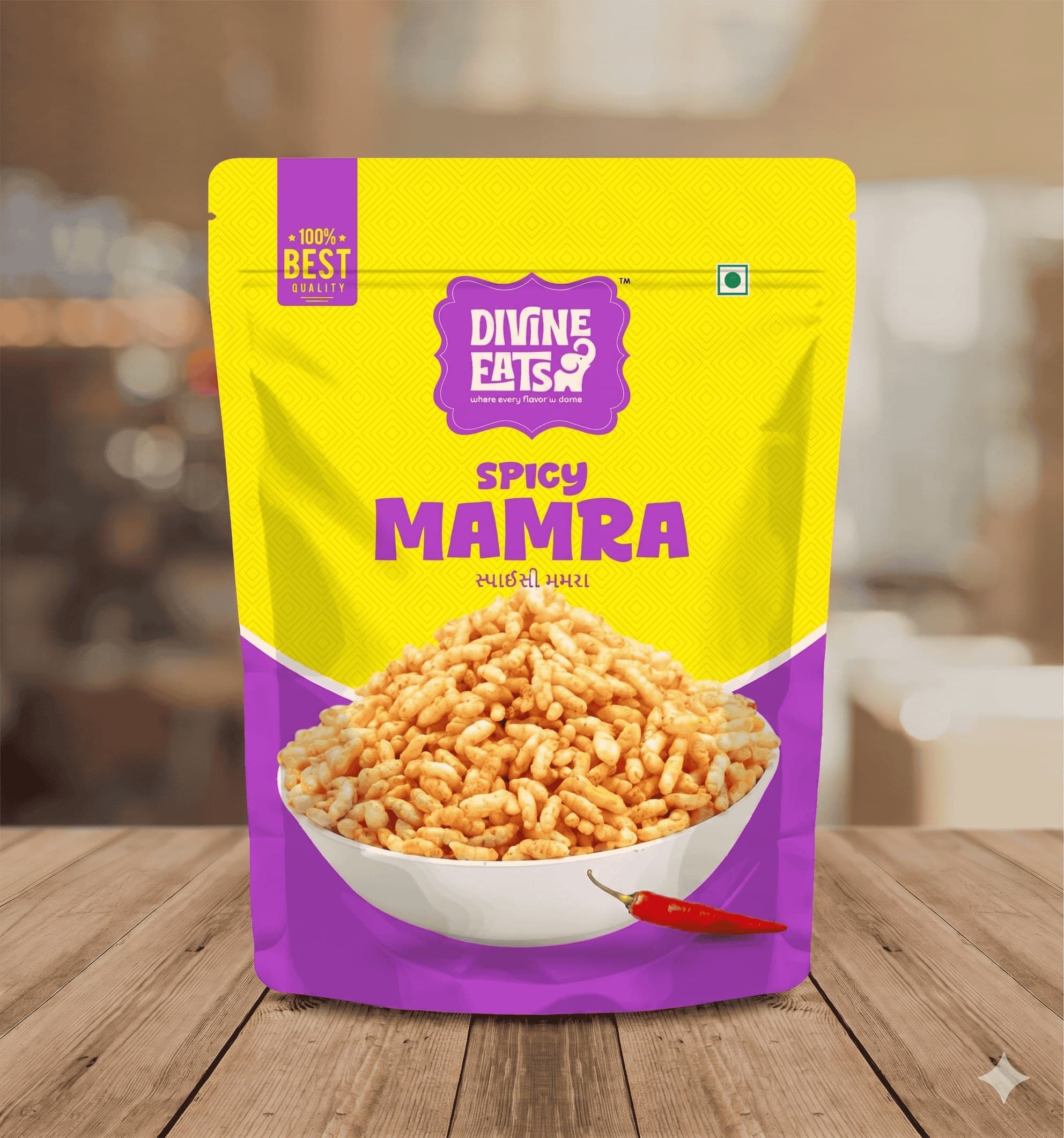 Divine Eats Spicy Mamra